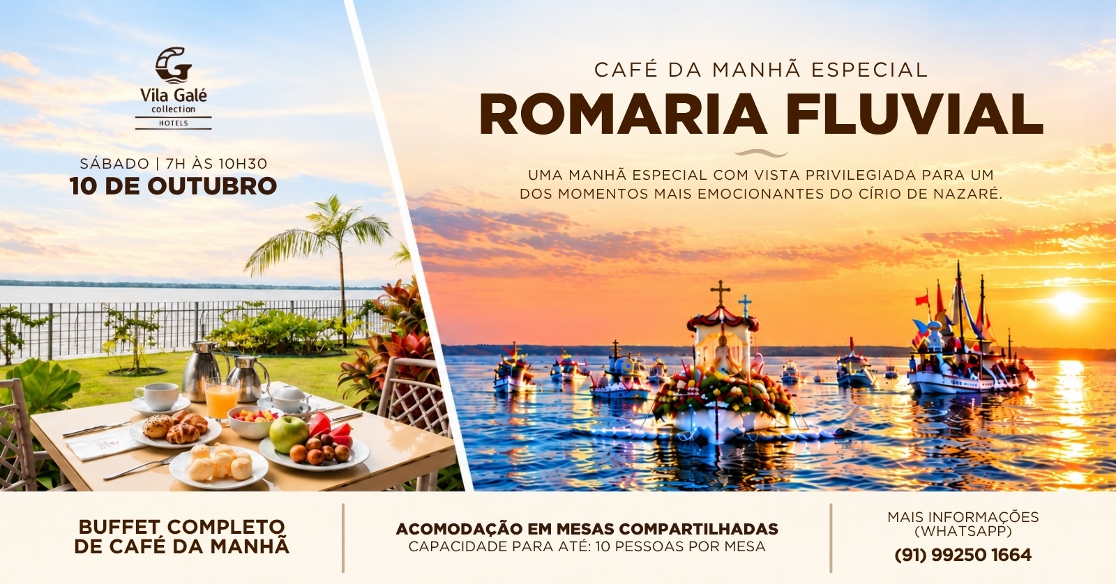 Imagem da fonte — Café da Manhã Romaria Fluvial