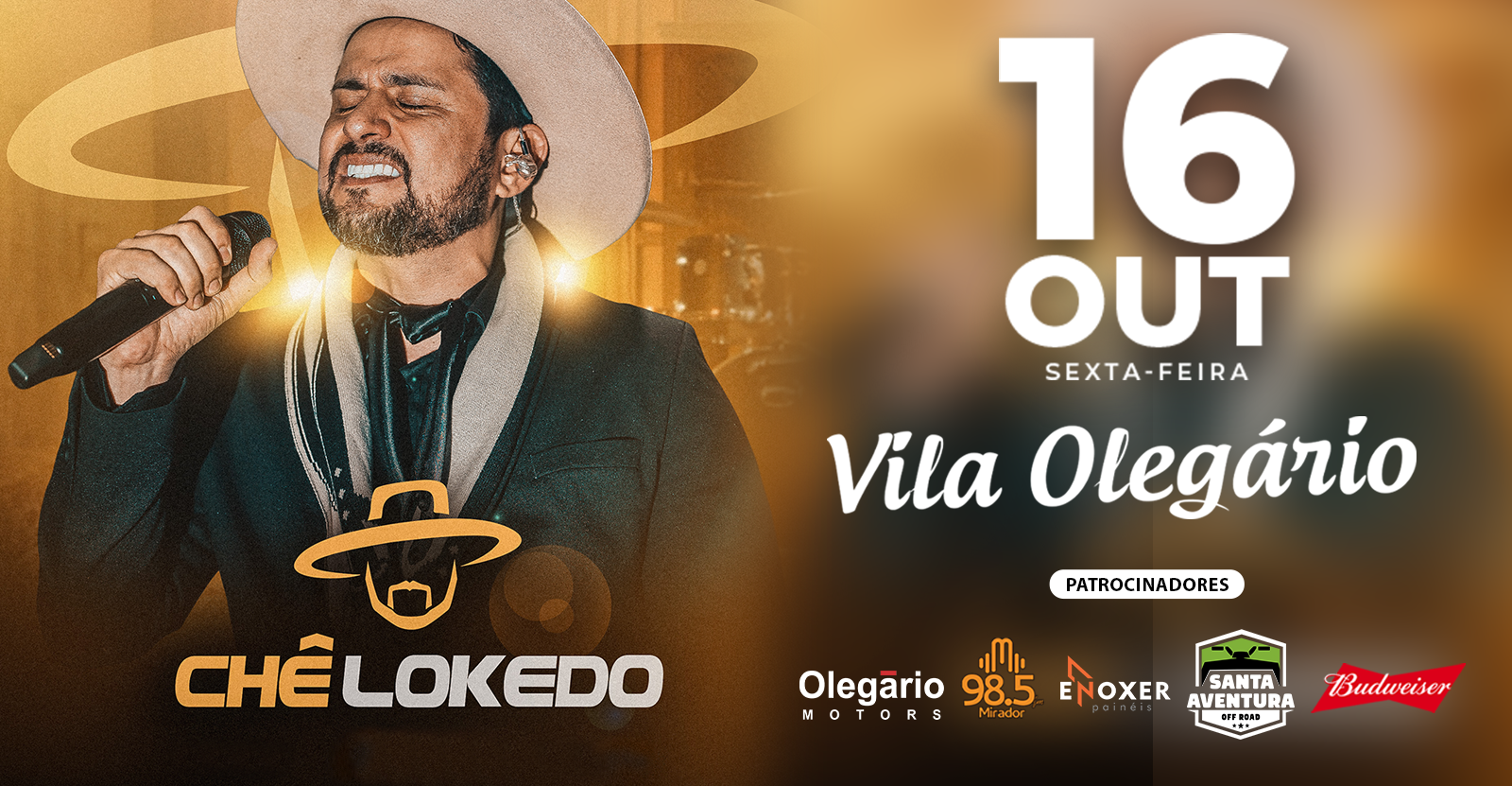 CHÊ LOKEDO - VILA OLEGÁRIO - 16 OUTUBRO - Rio do Sul, SC