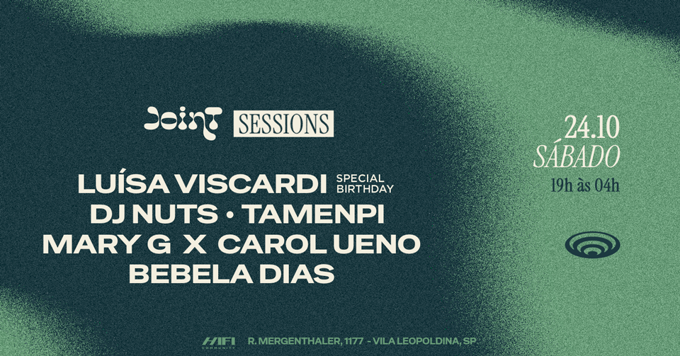 Imagem da fonte — JOINT SESSIONS - ENTRADA GRATUITA