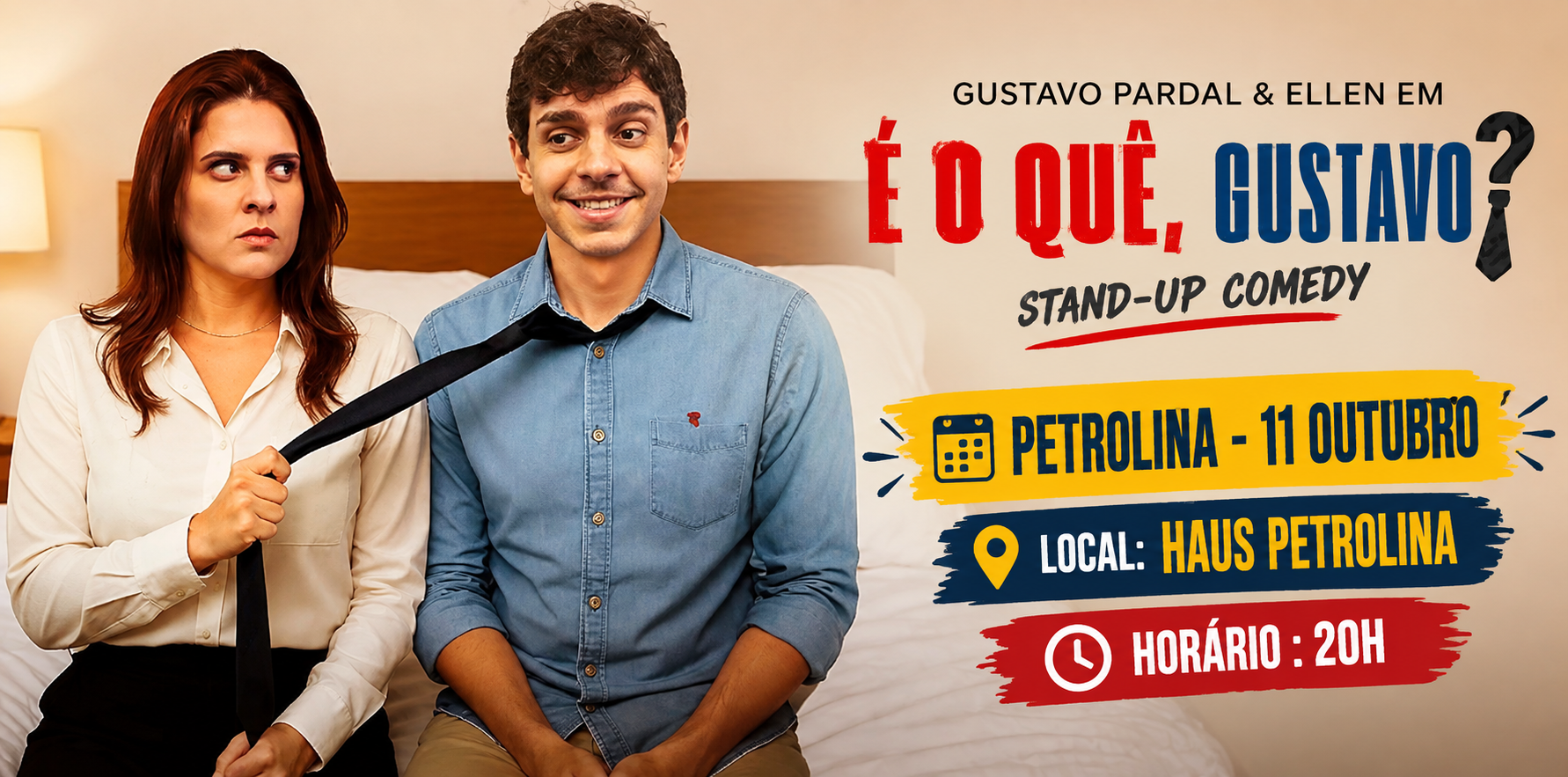 Gustavo Pardal e Ellen em Petrolina