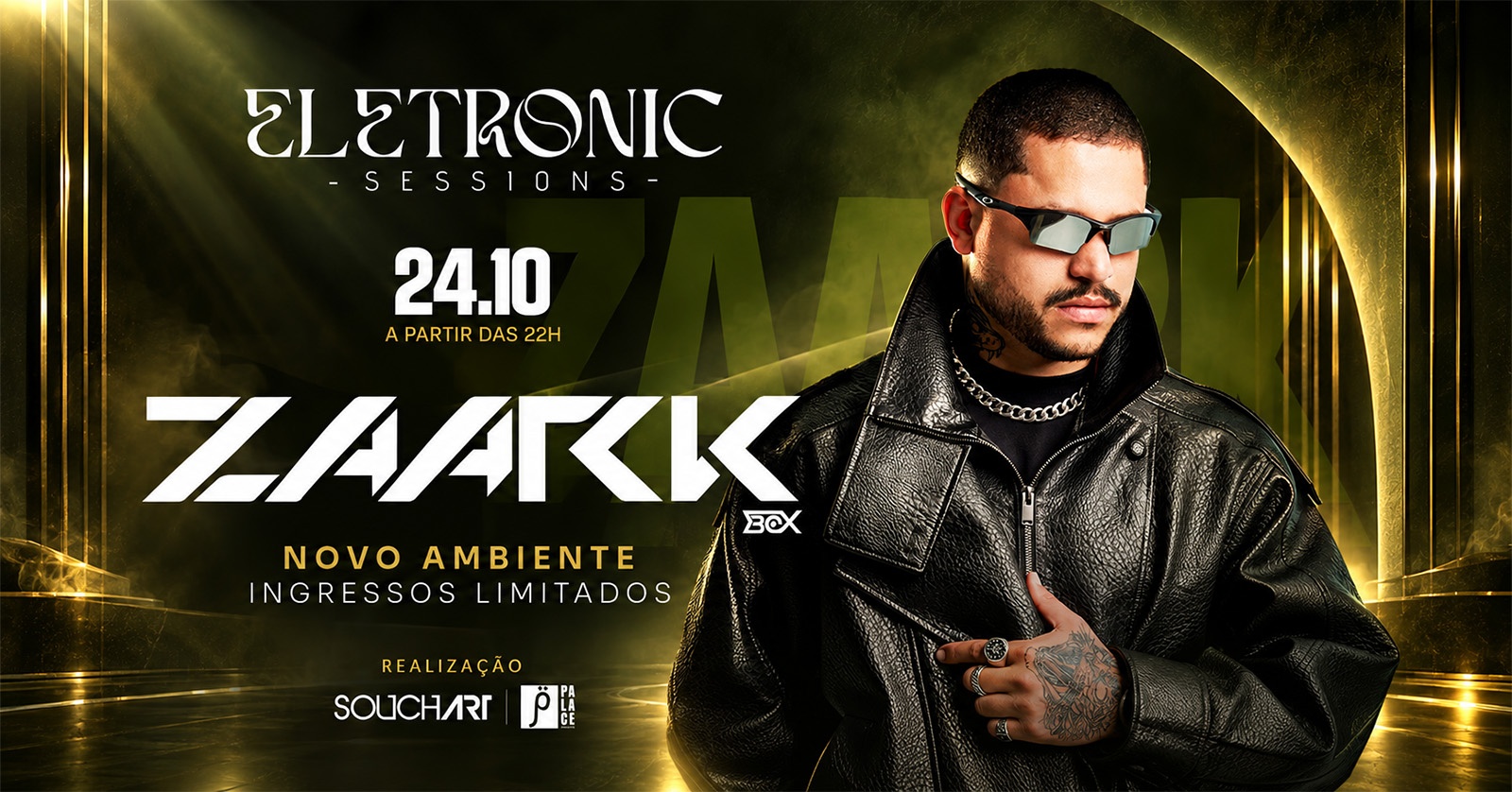Capa do evento: ELECTRONIC SESSIONS | PVT SOUCH - ZAARK