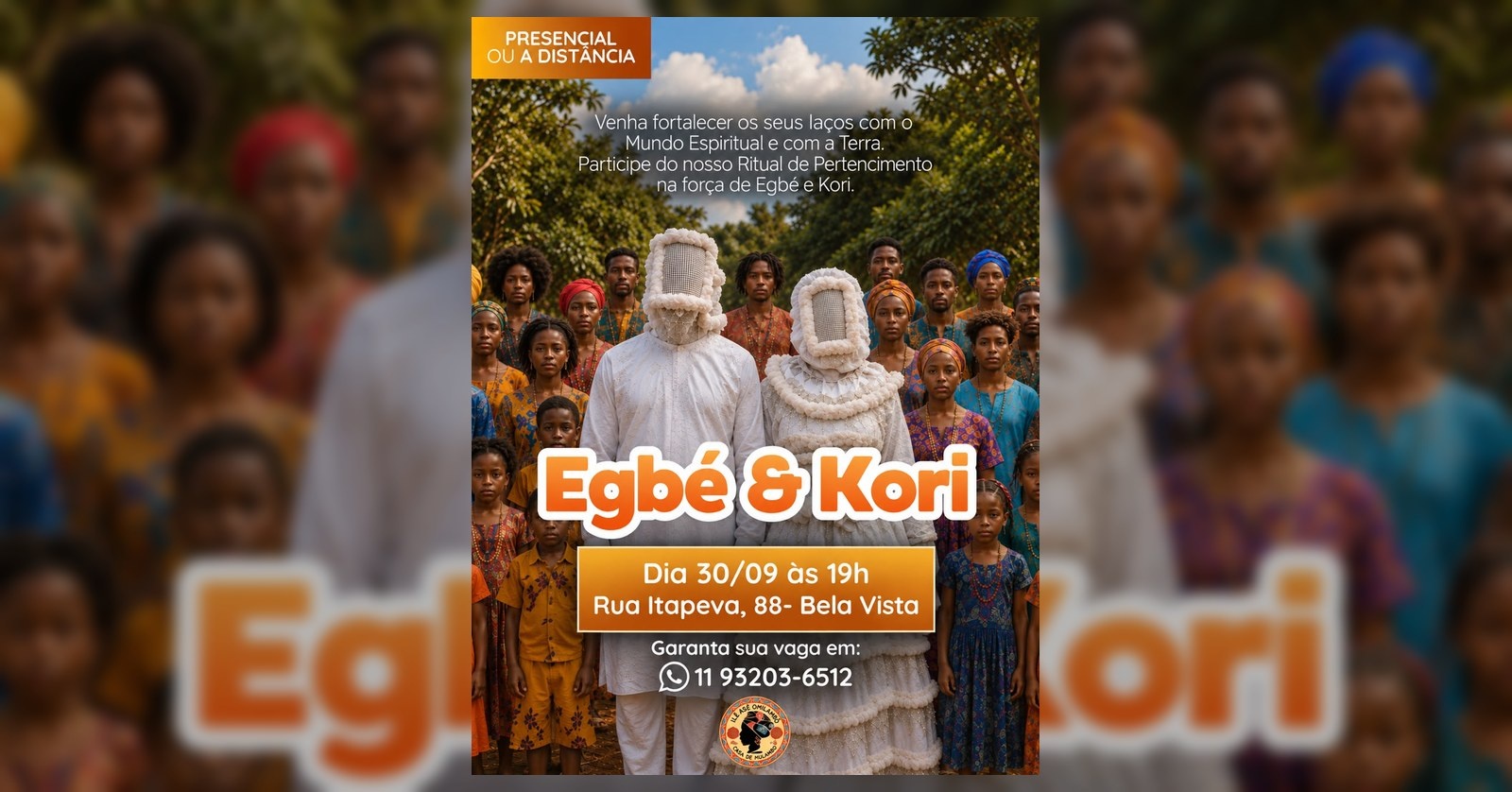 Ritual de Pertencimento — Egbé e Kori 30/09