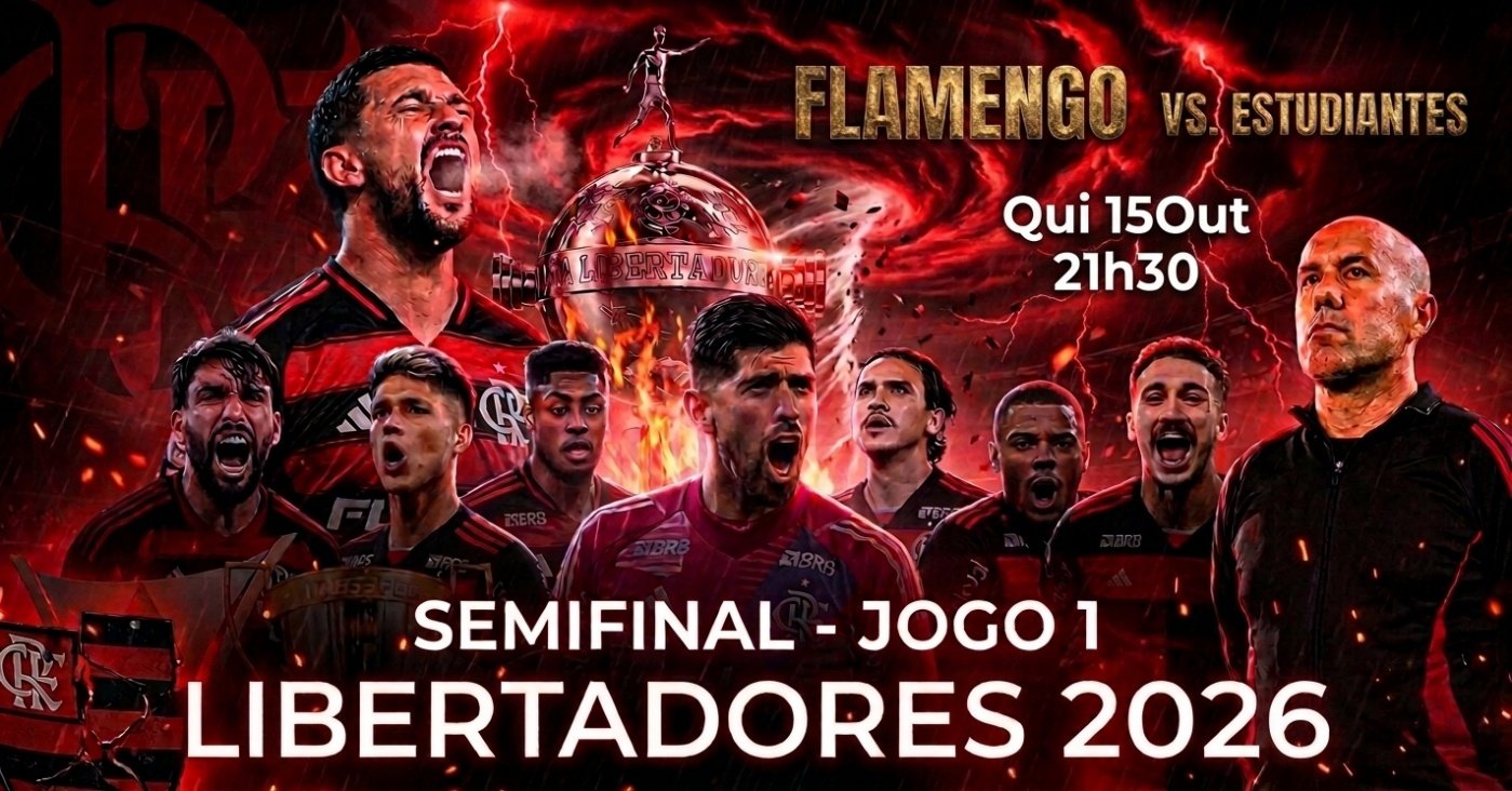 Source image — FLAMENGO X ESTUDIANTES - JOGO 1 LIBERTADORES