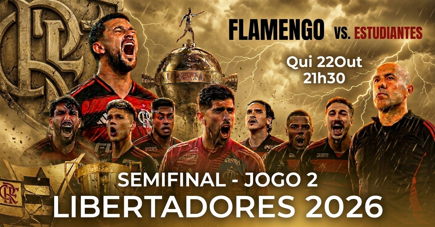 Imagem da fonte — FLAMENGO X ESTUDIANTES - JOGO 2 LIBERTADORES