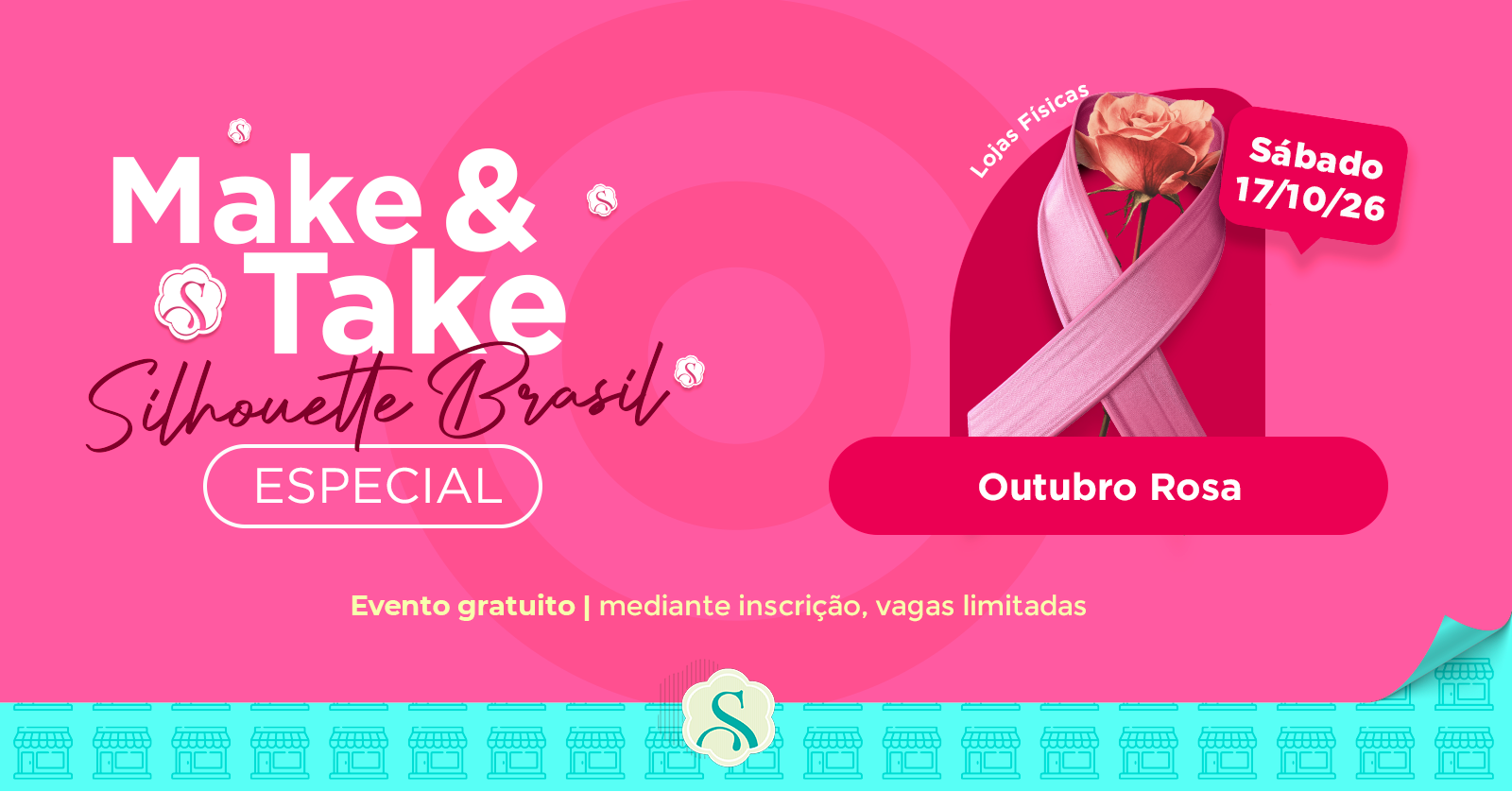 Imagem da fonte — Make and Take Especial - Outubro Rosa