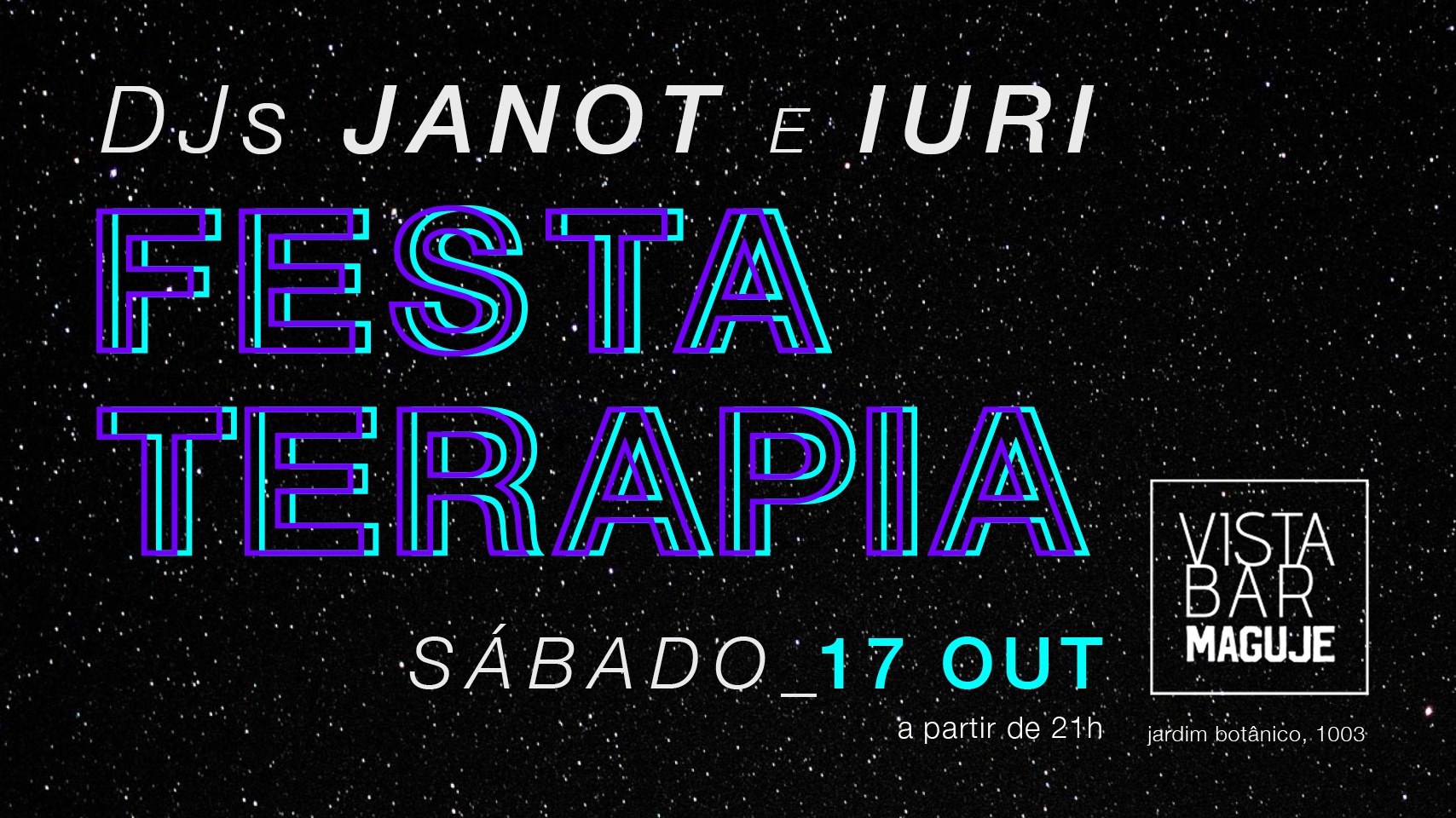 FESTA TERAPIA - 17.10 - Rio de Janeiro, RJ