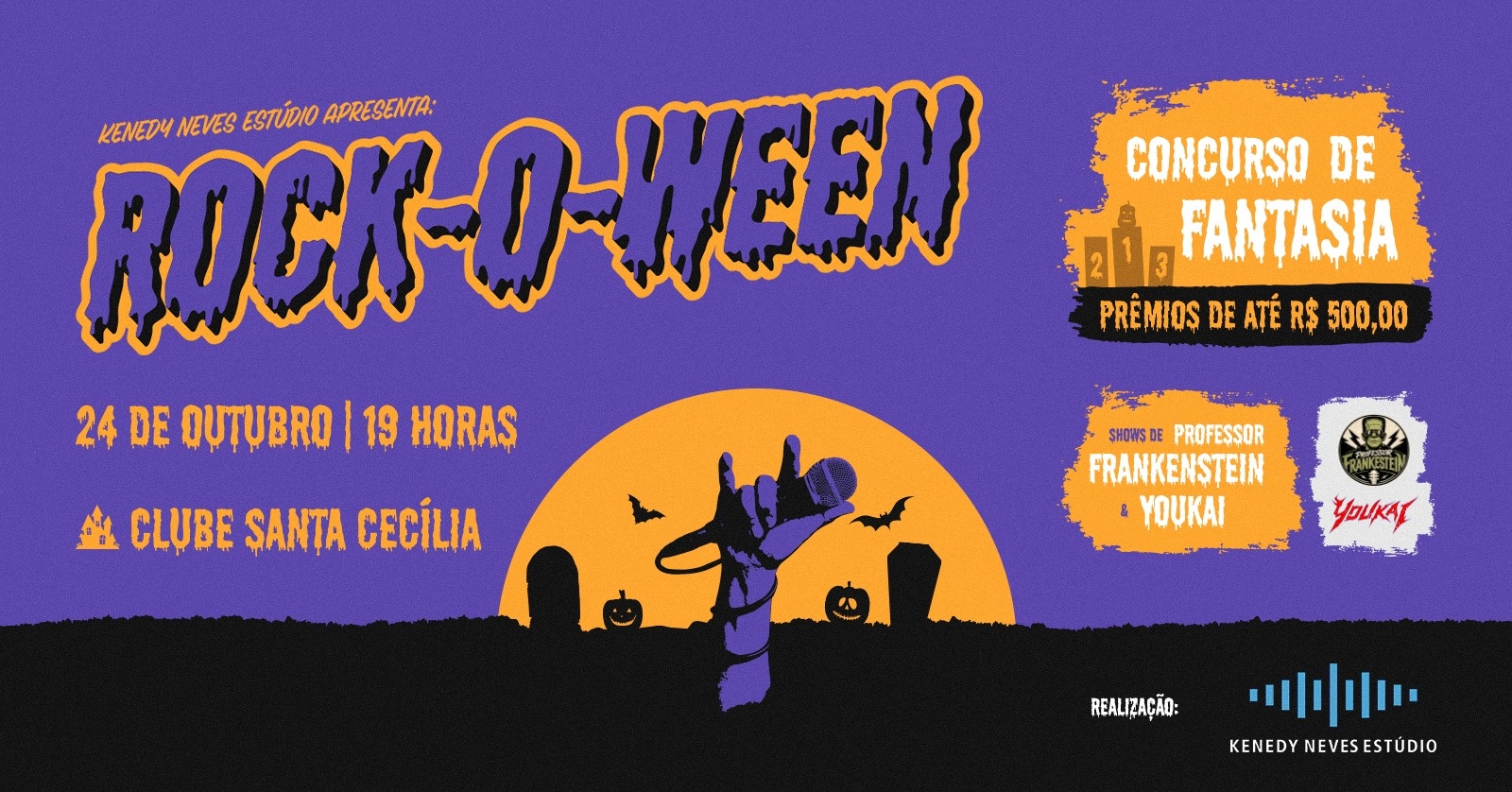 PRIMEIRO LOTE  - ROCK-O-WEEN KNE