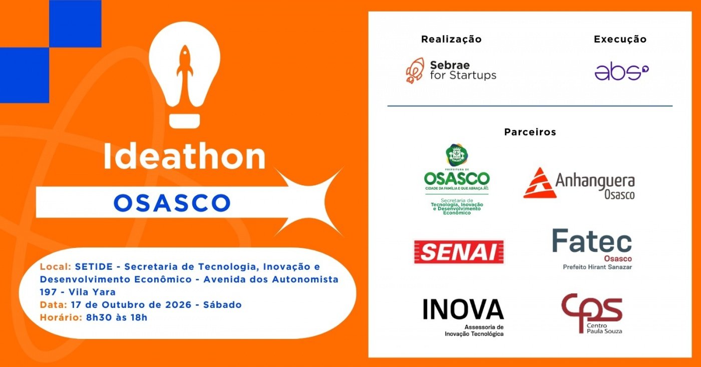 Imagem publicada pela fonte para Ideathon - Osasco