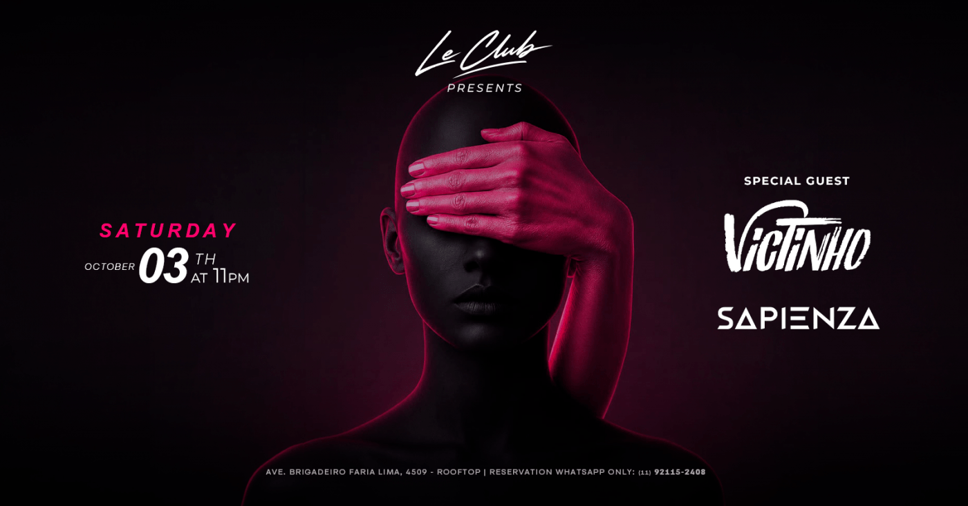 Source image — VICTINHO + SAPIENZA @ LE CLUB