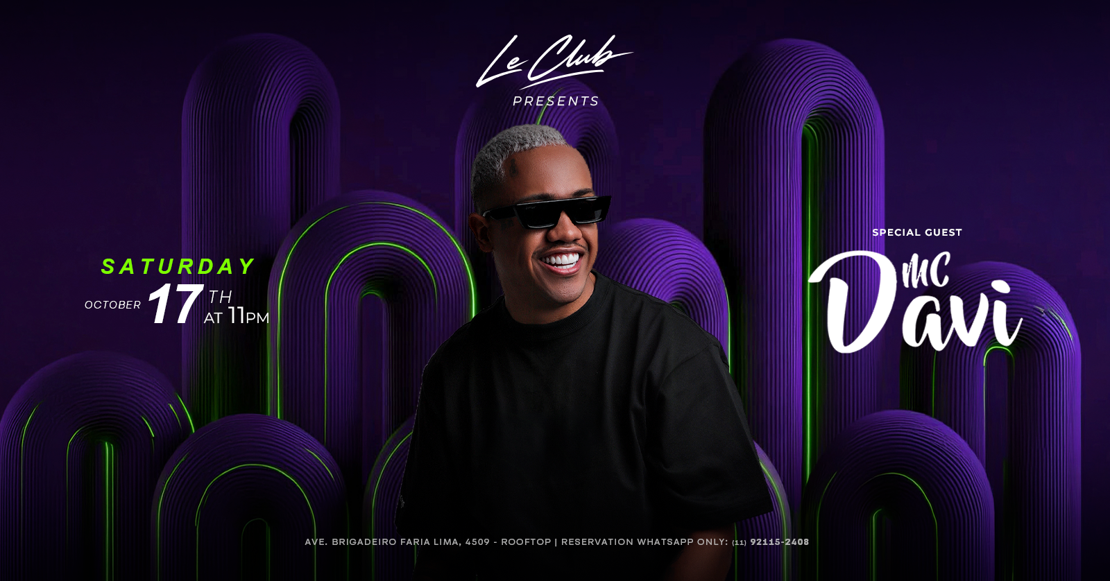 Imagem da fonte — MC DAVI @ LE CLUB