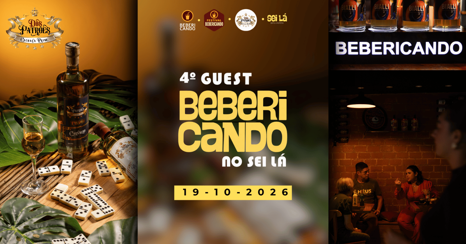 4° Guest Bebericando no Sei lá convida: Cachaça dos Patrões