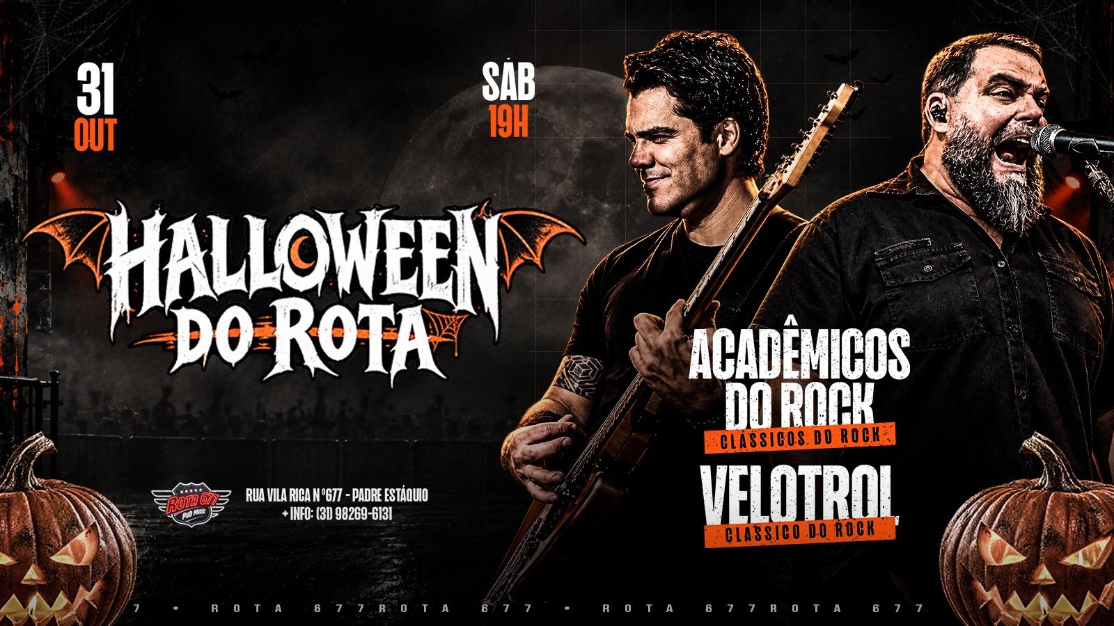 Source image — HALLOWEEN DO ROTA | VELOTROL & ACADÊMICOS DO ROCK | 31/10 | 19H