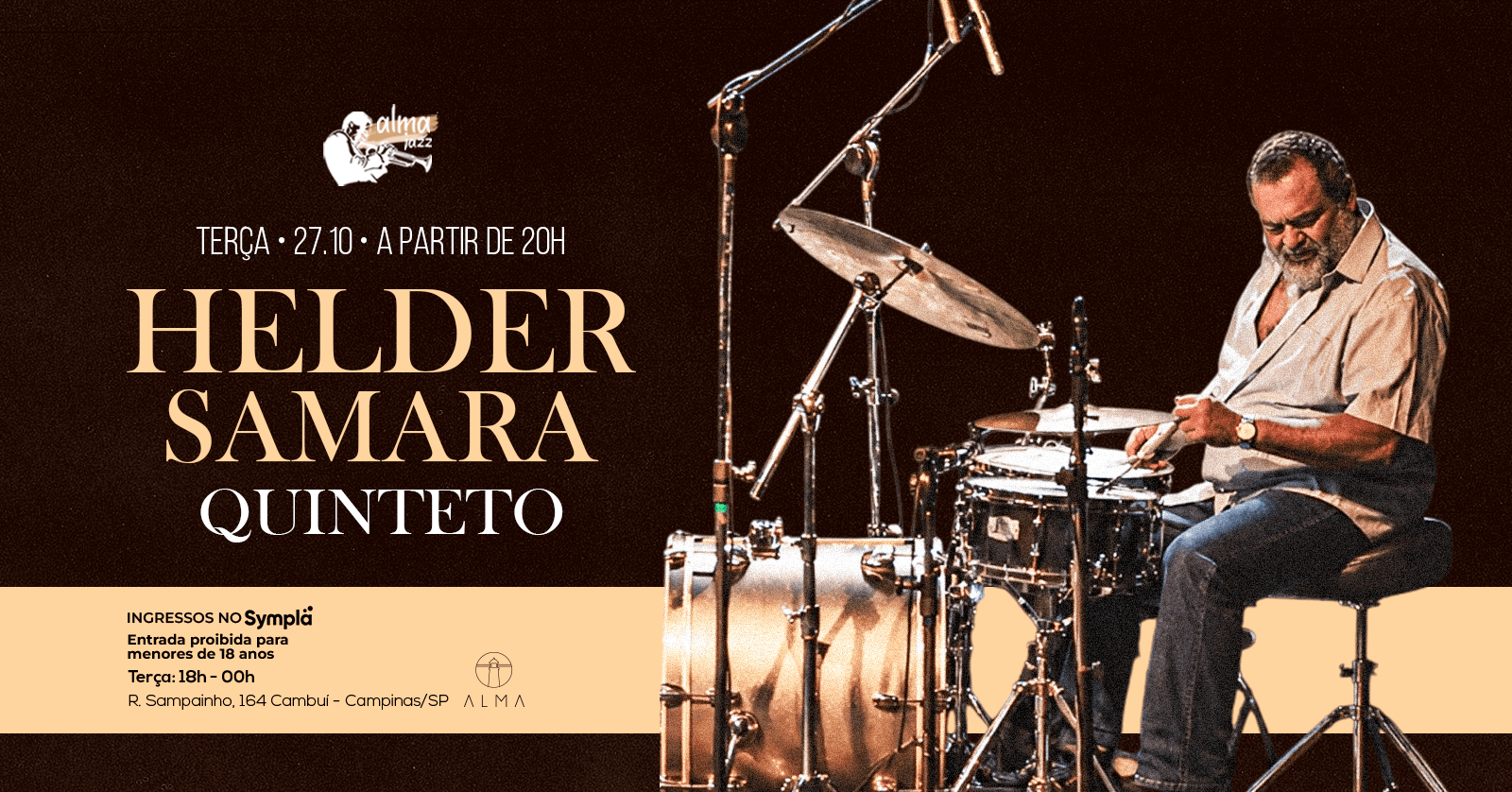 HELDER SAMARA QUINTETO NO ALMA CAMPINAS | 27.10 - Campinas, SP