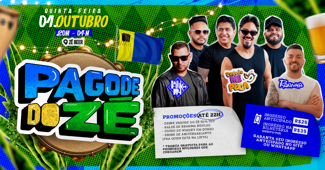 PAGODE DO ZÉ | ESQUENTA DE FERIADO | 01.10