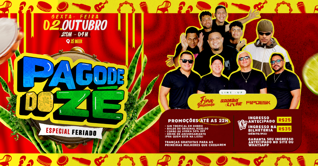 PAGODE DO ZÉ | ESPECIAL FERIADO 02.10