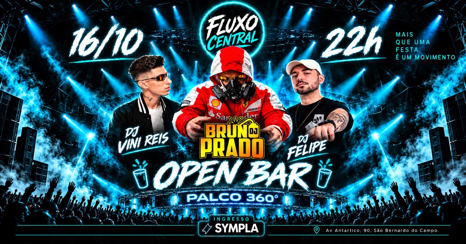 FLUXO CENTRAL - OPEN BAR - São Bernardo do Campo, SP