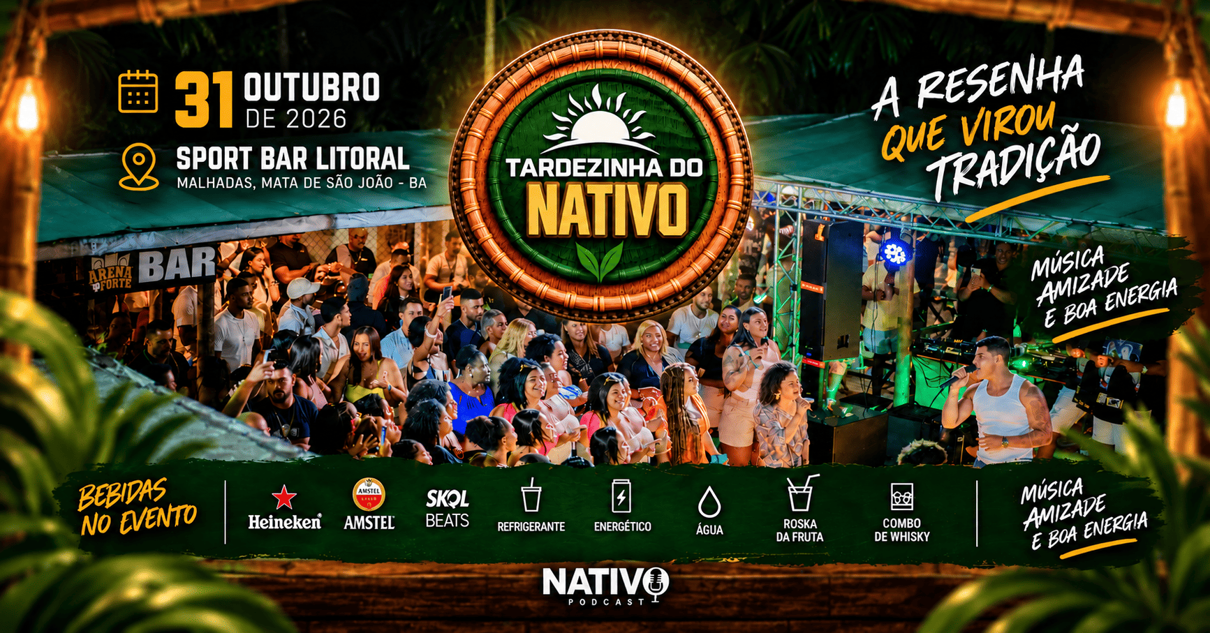 Tardezinha do Nativo 8º Edição - Mata de São João, BA
