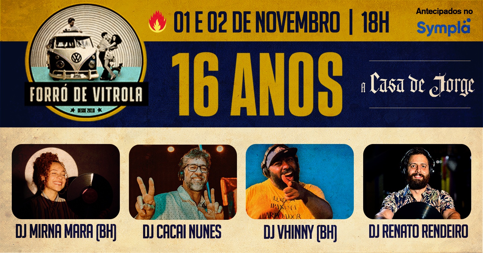 16 anos do Forró de Vitrola - 01 e 02 de novembro - Brasília, DF