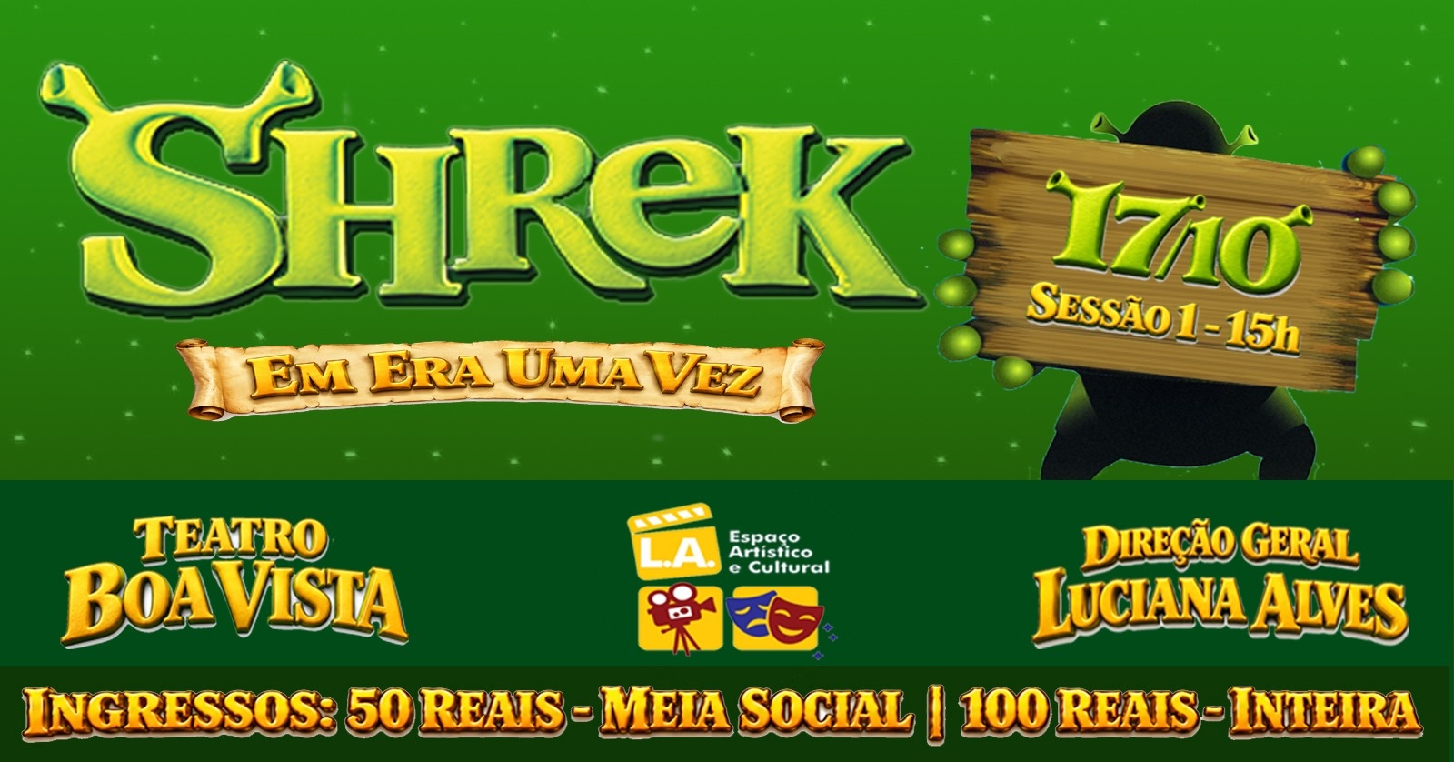 Imagem da fonte — SESSÃO 01 - SHREK ... ERA UMA VEZ