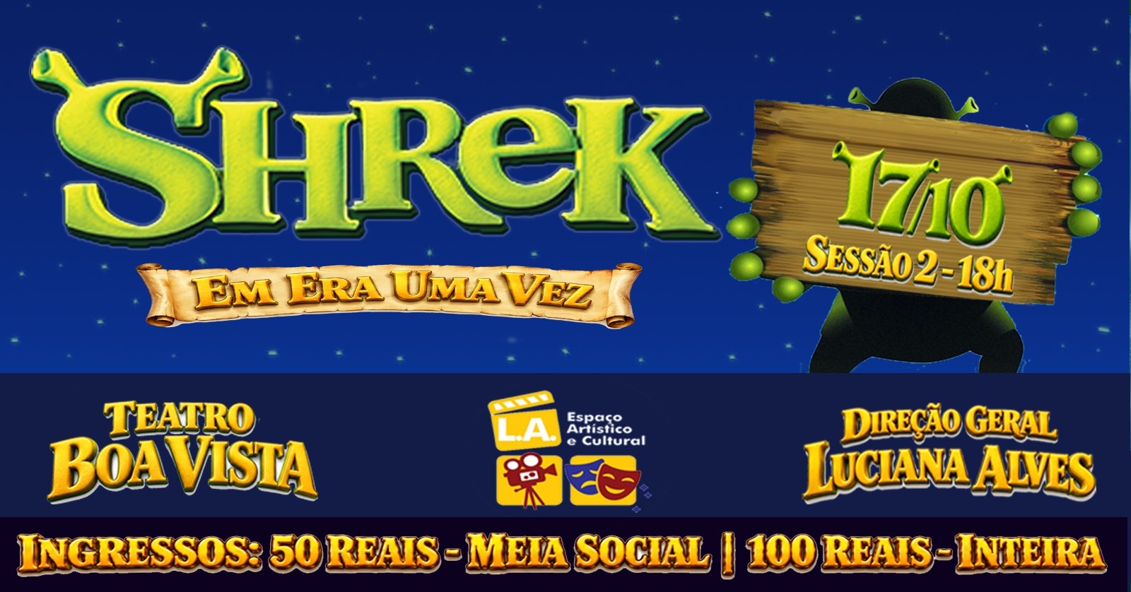 Imagem da fonte — SESSÃO 02 - SHREK ... ERA UMA VEZ