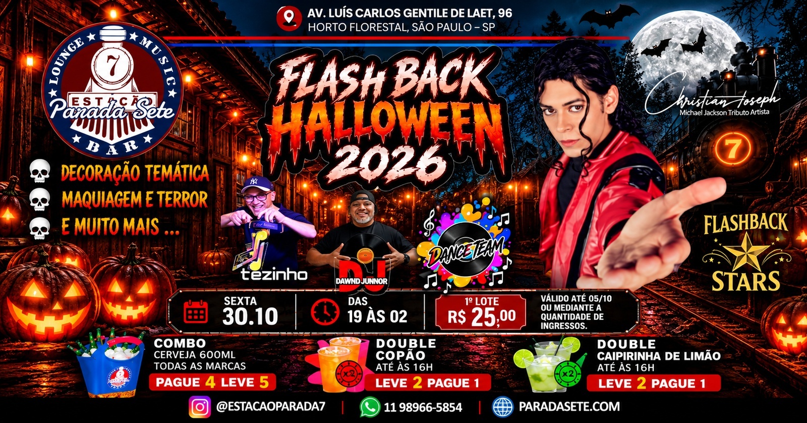FLASHBACK HALLOWEEN 2026 - São Paulo, SP
