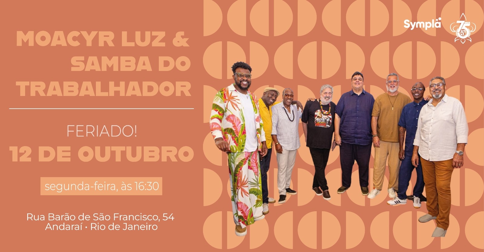 Moacyr Luz e Samba do Trabalhador - FERIADO 12 de Outubro - Rio de Janeiro, RJ
