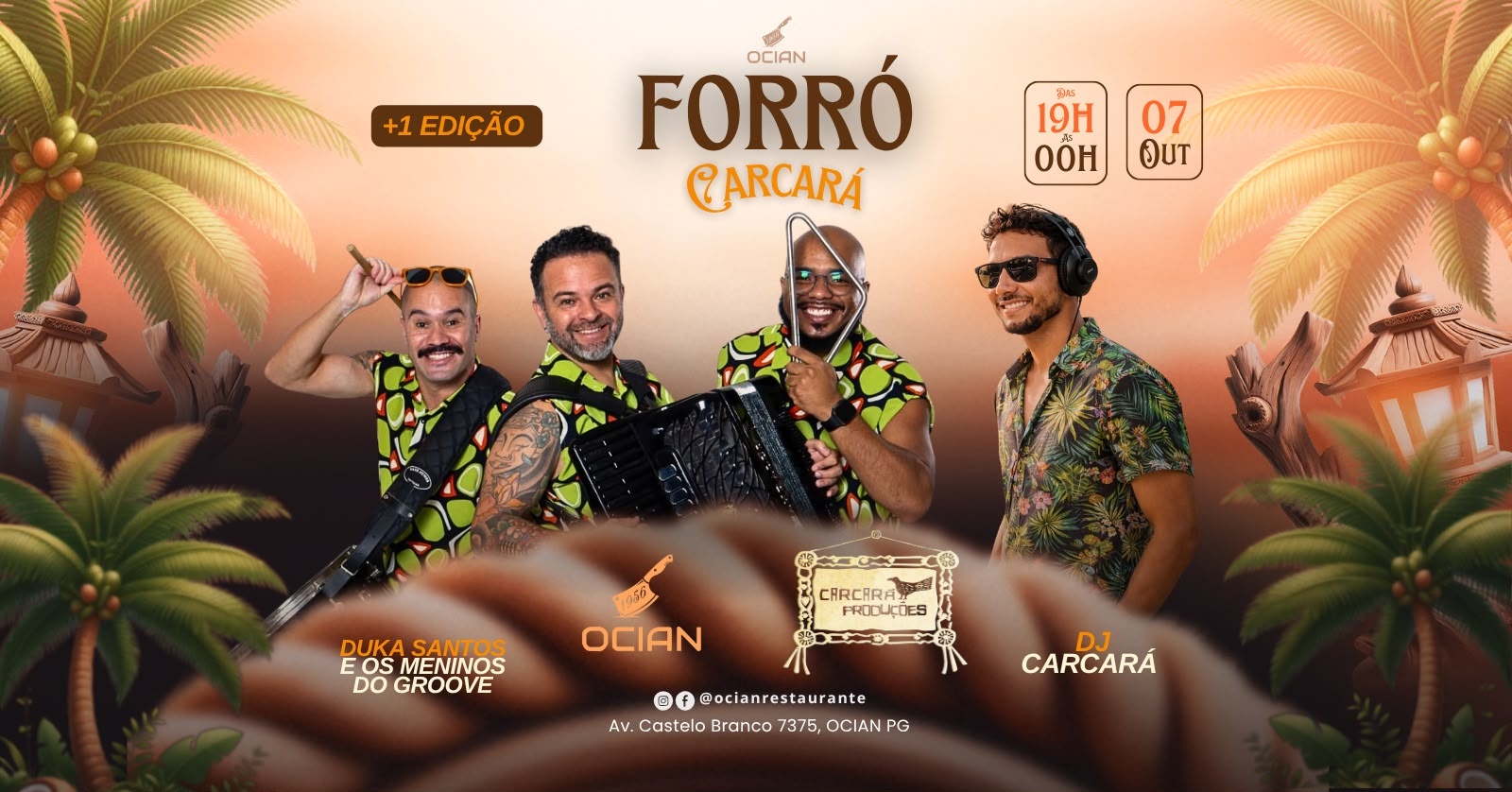 Forró do Carcará à beira mar PG