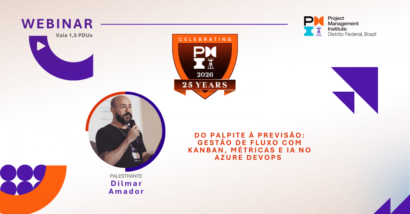 Webinar | Do palpite à previsão: gestão de fluxo com Kanban, métricas e IA no Azure DevOps