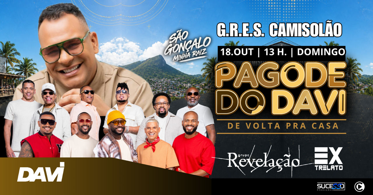 PAGODE DO DAVI CONVIDA: REVELAÇÃO - São Gonçalo, RJ