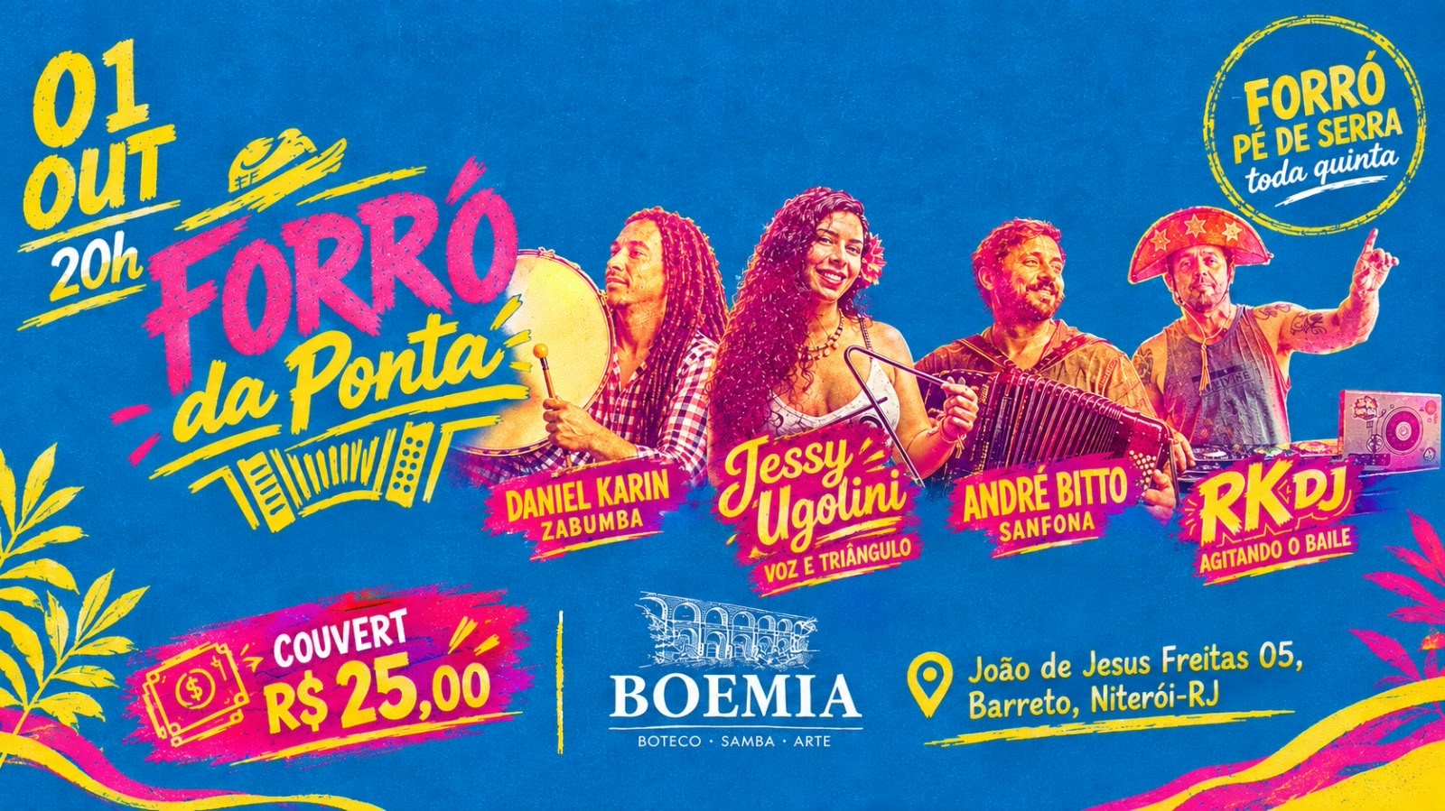 Forró da Ponta no Bohemia