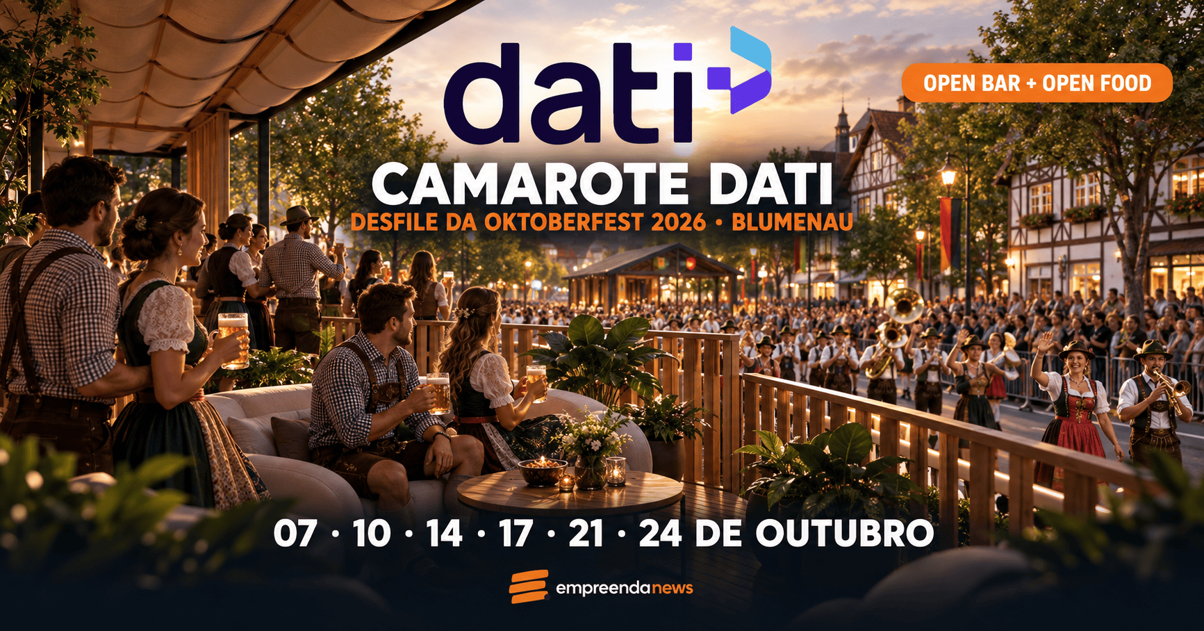 Camarote Dati · Desfile 24/10 · Oktoberfest 2026