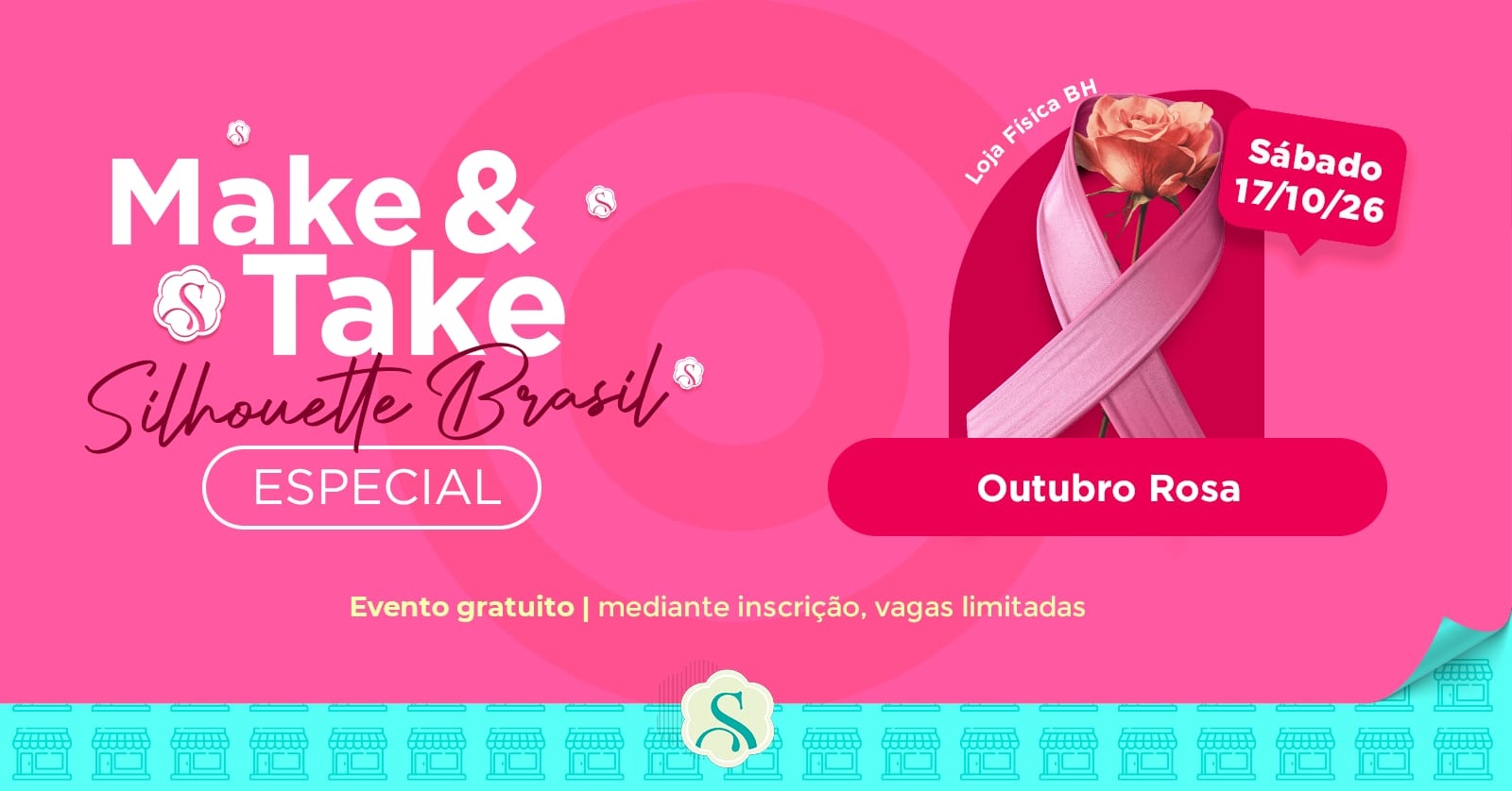 Imagem da fonte — Make and Take Especial - Outubro Rosa
