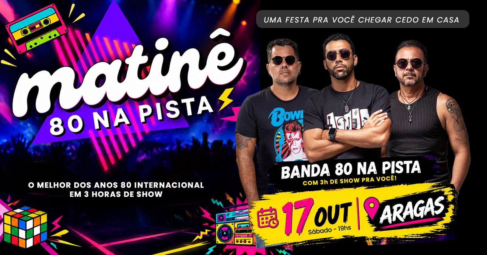 MATINÊ 80 NA PISTA - ARAGAS FRAGA MAIA - Feira de Santana, BA