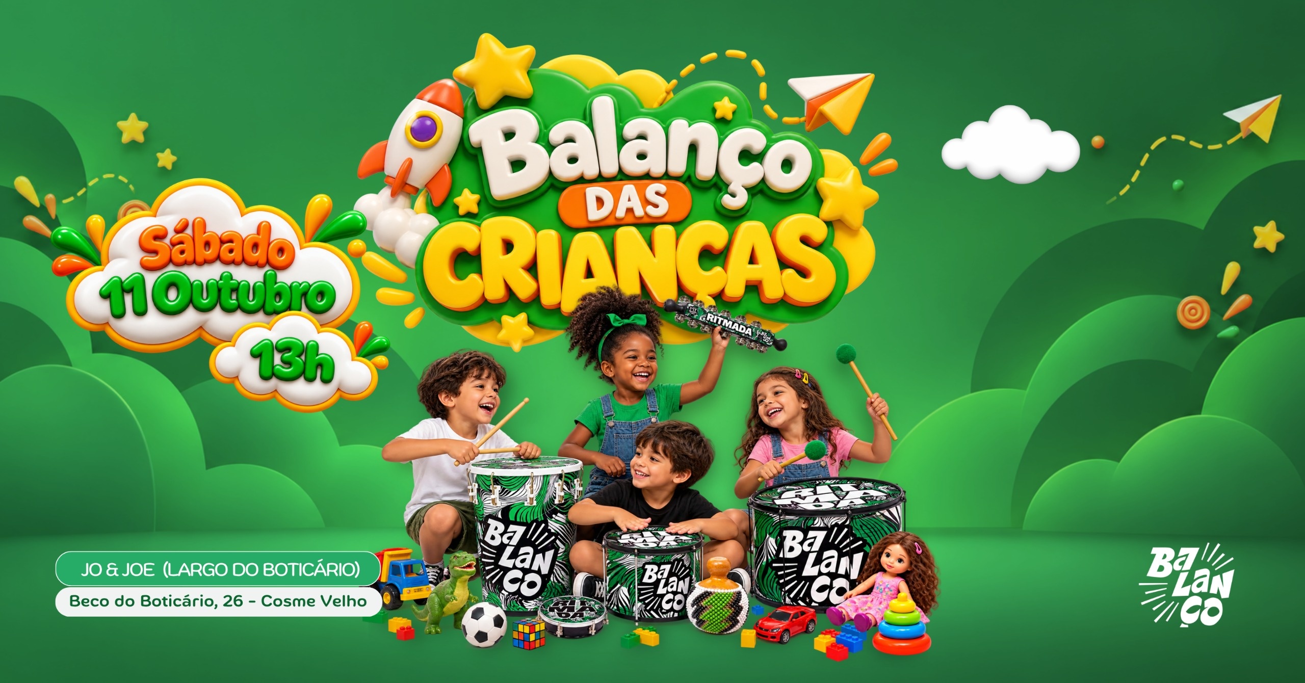 DIA DAS CRIANÇAS COM A BALANÇO