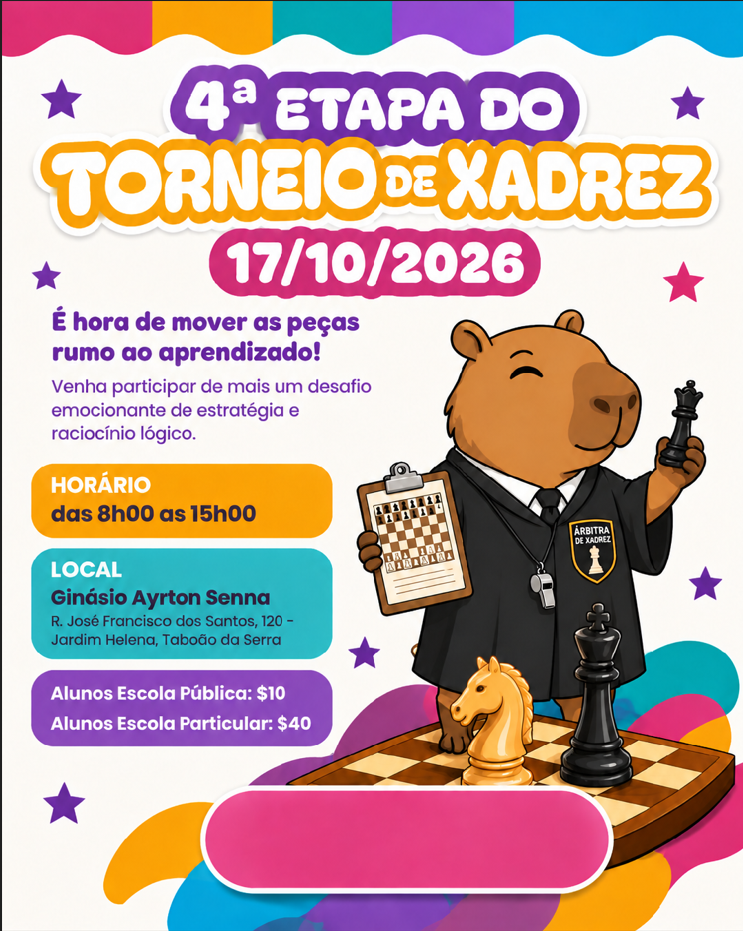 4º Etapa doTorneio José Zimerman - 2026