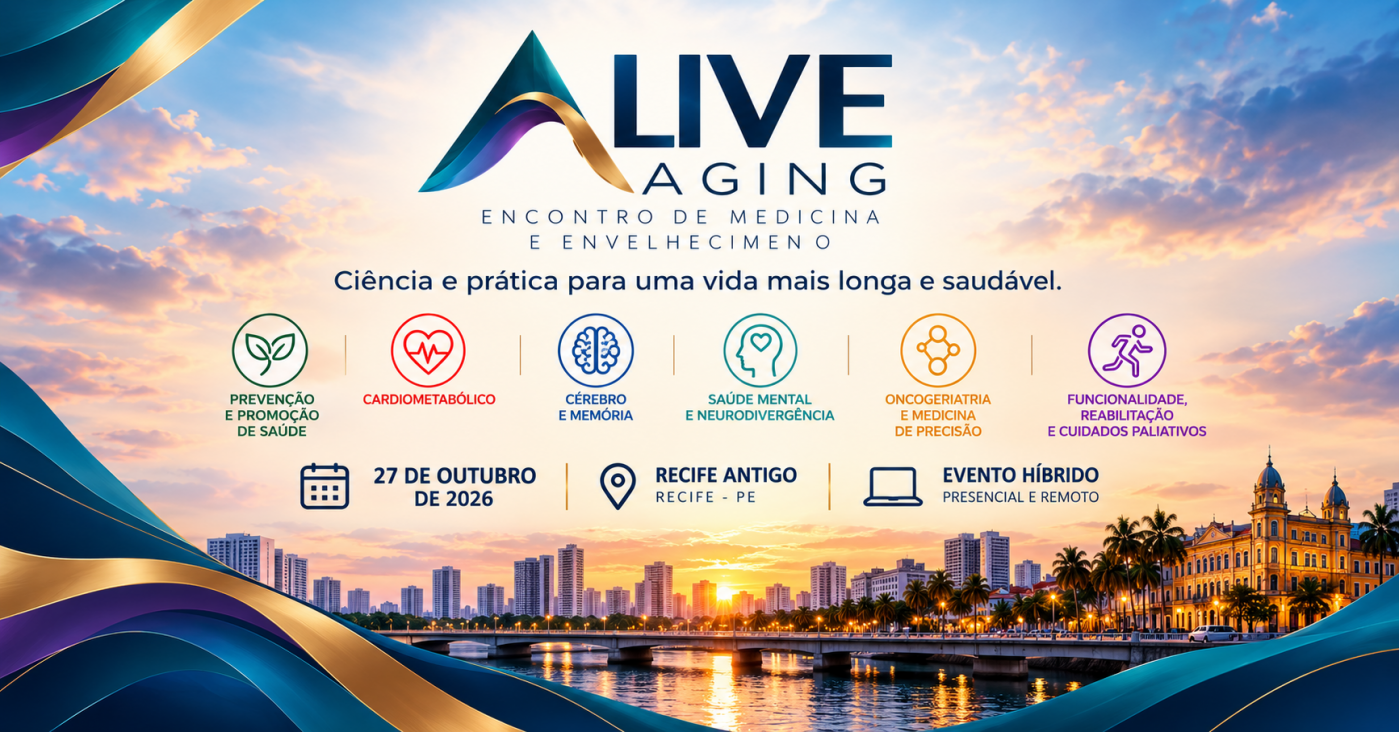 Imagem da fonte — ALIVE AGING 2026 - Encontro de Medicina e Envelhecimento