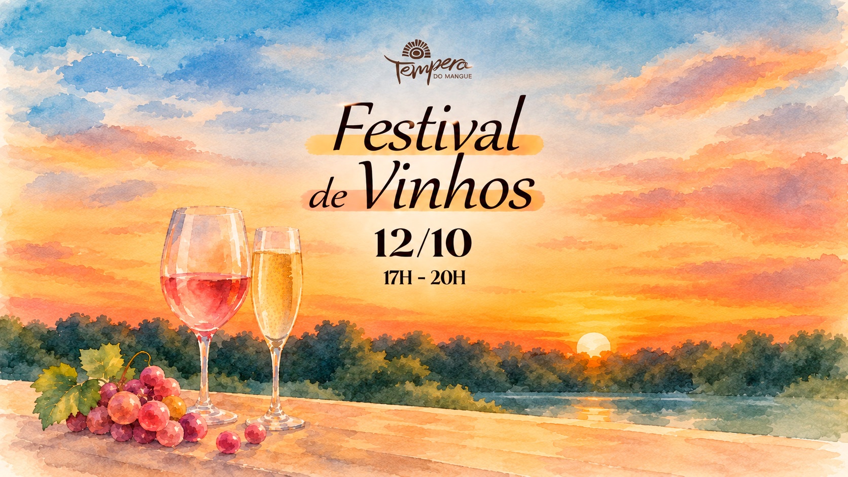 Festival de Vinhos do Tempero do Mangue - 12/10 (Feriado) de 17h às 20h