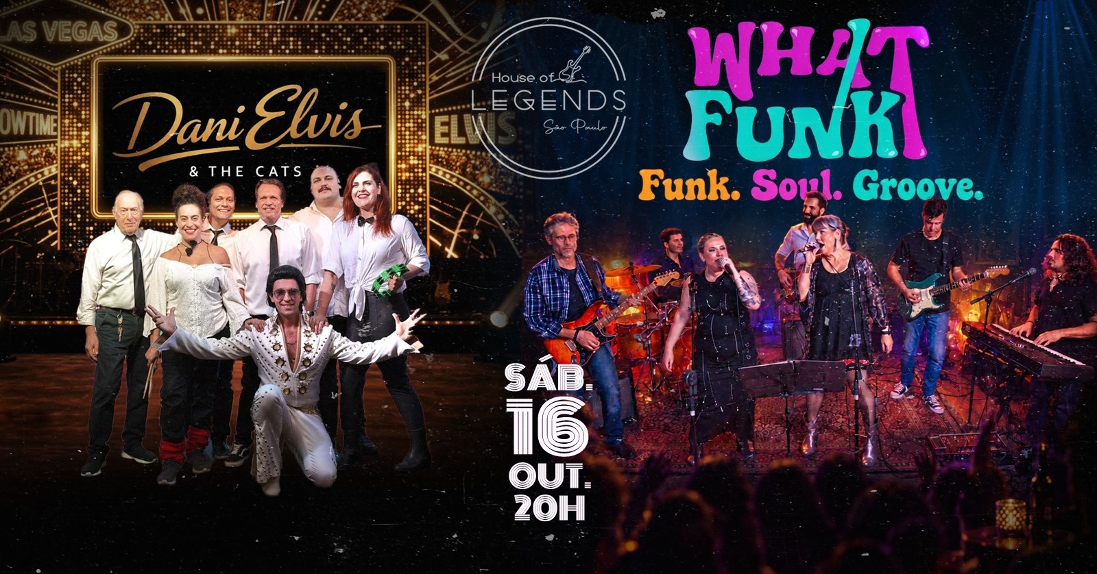 Bandas What the Funk e DaniElvis - São Paulo, SP