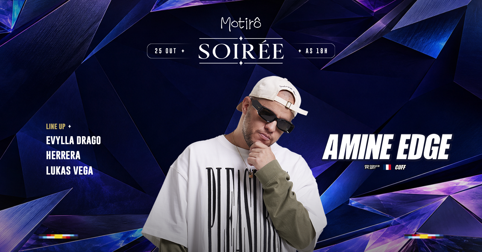 Source image — SOIRÉE APRESENTA: AMINE EDGE LONG SET @ MOTIRÔ | DOMINGO 25.10