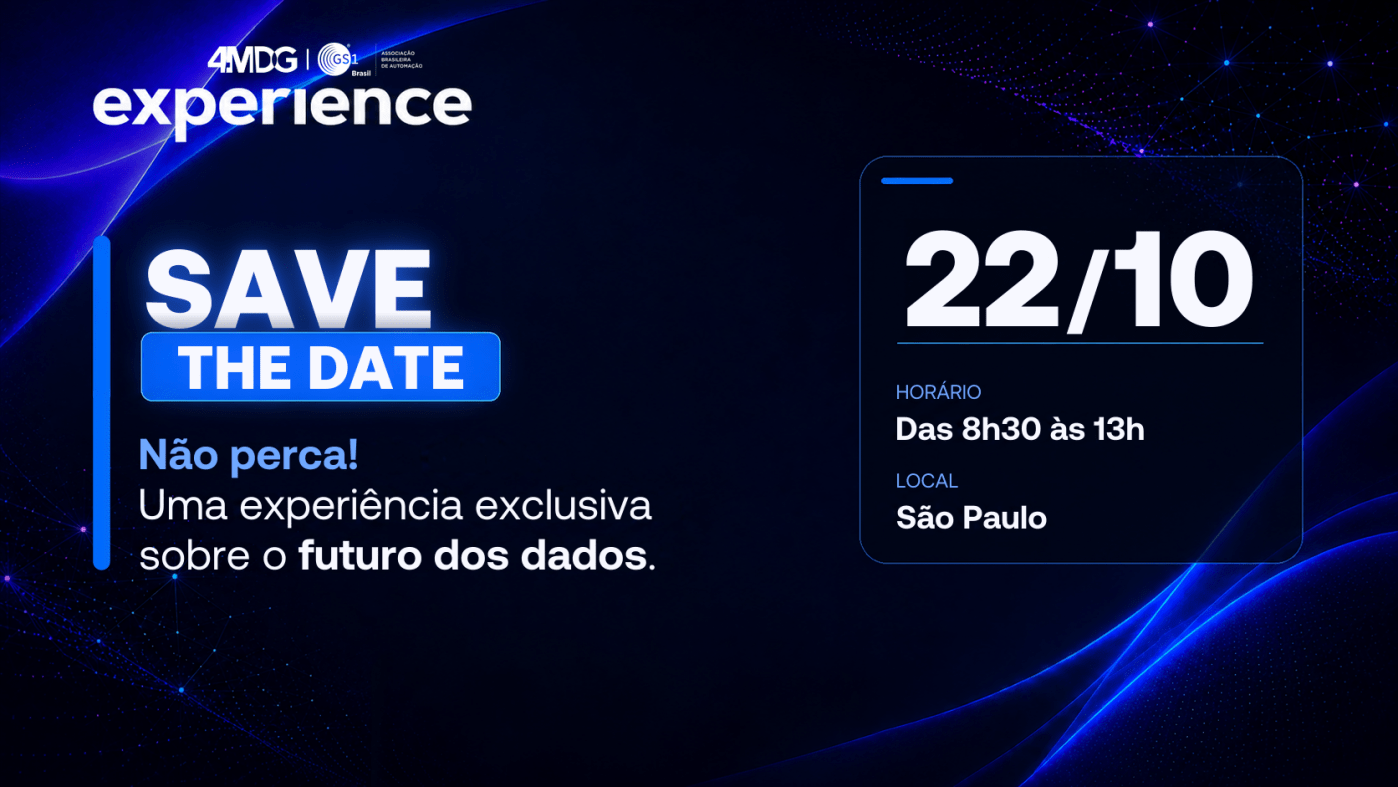 Imagem publicada pela fonte para 2° edição do Experience 4MDG & GS1 Brasil