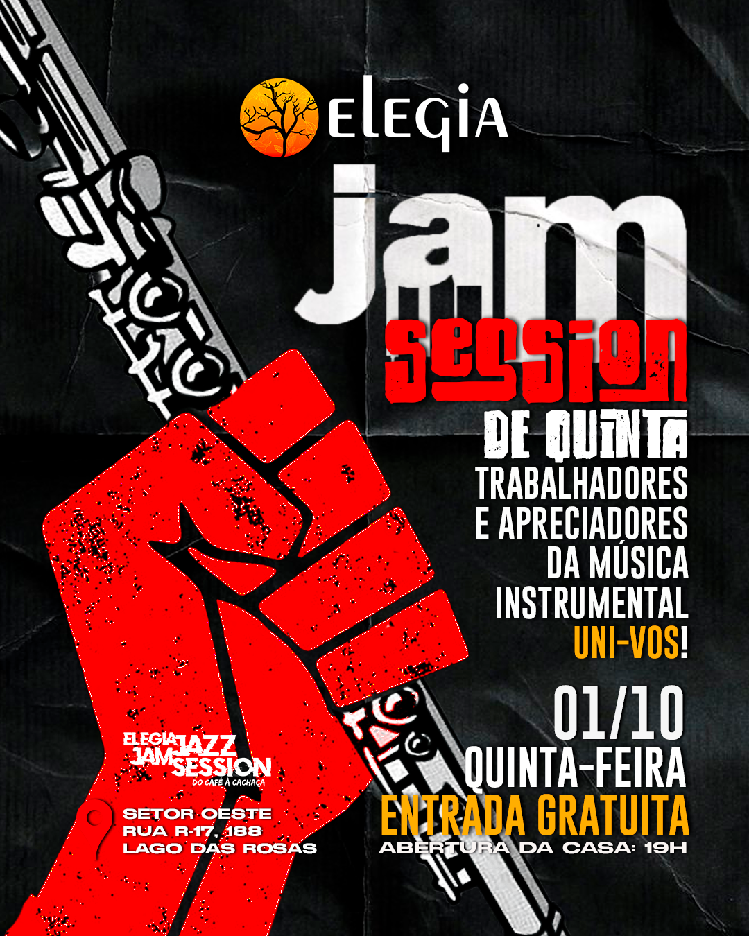 Jam de Quinta - Elegia Café - 01/10 (Quinta)