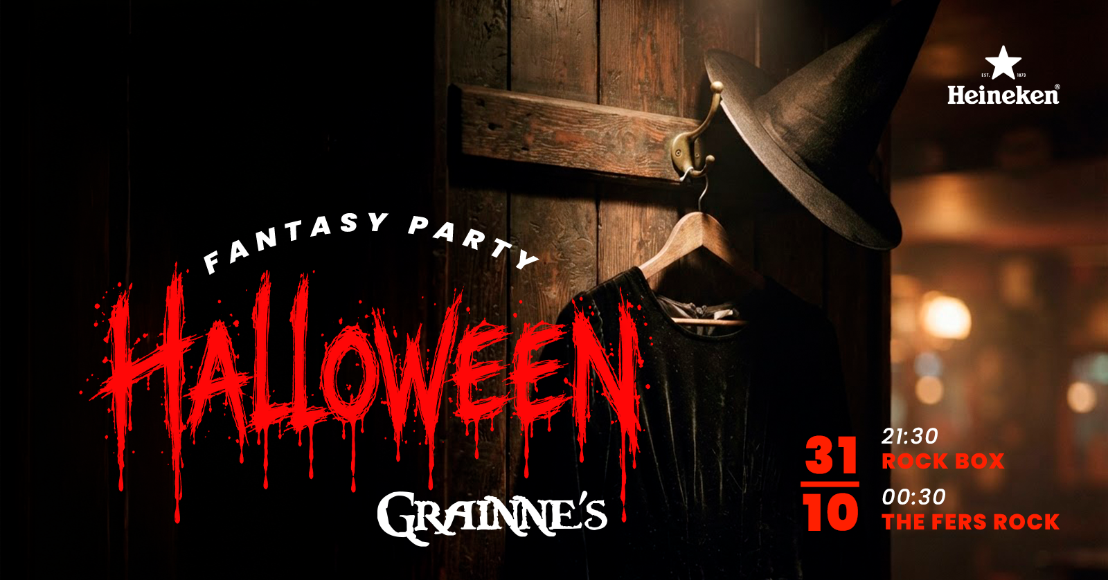 Halloween Fantasy Party - Grainnes Pub - 2026 - Campinas, SP