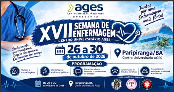 Imagem do evento XVII SEMANA DE ENFERMAGEM AGES
