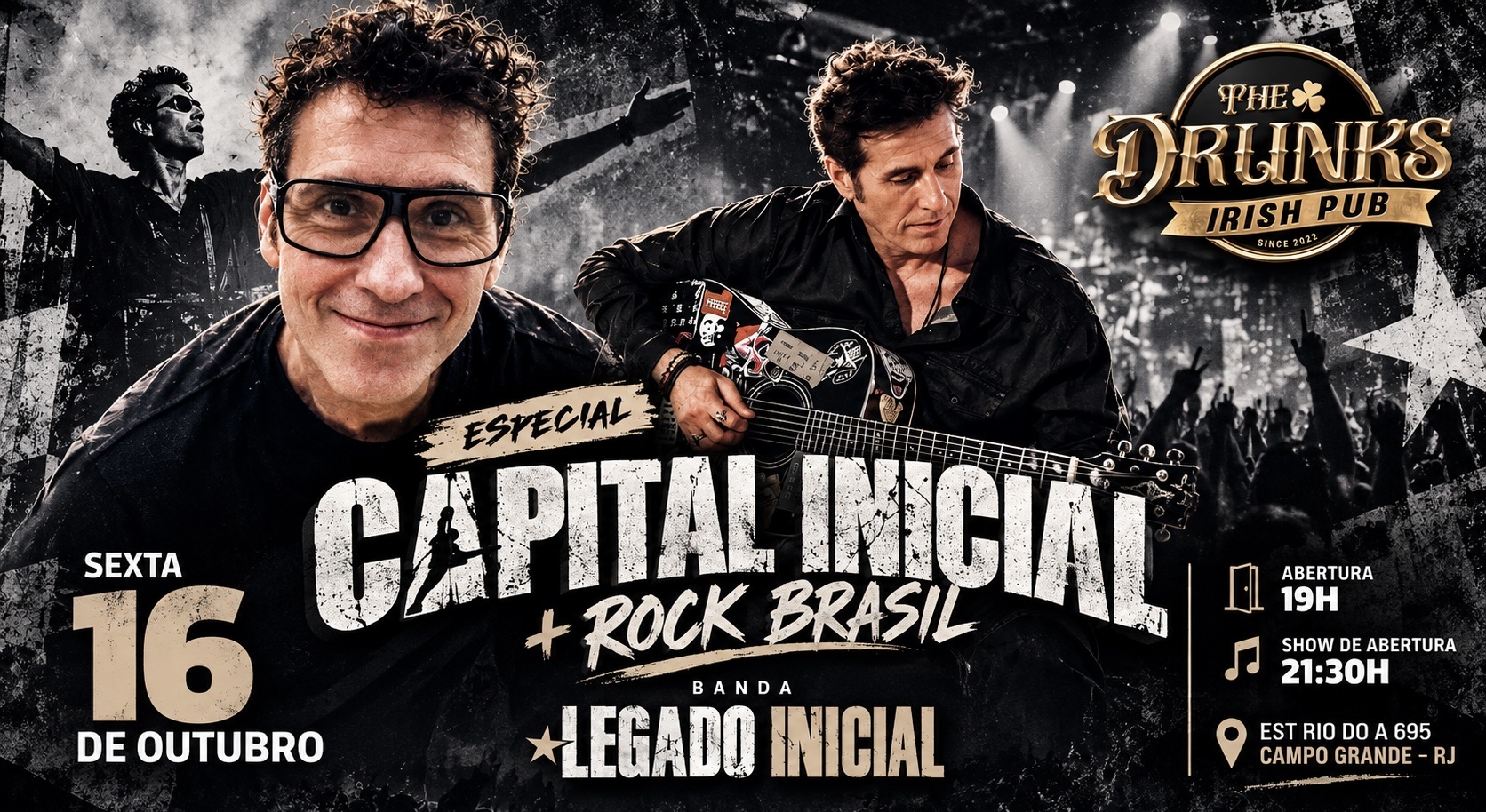 Imagen de la fuente — Especial Capital inicial + Rock Brasil - BANDA LEGADO INICIAL