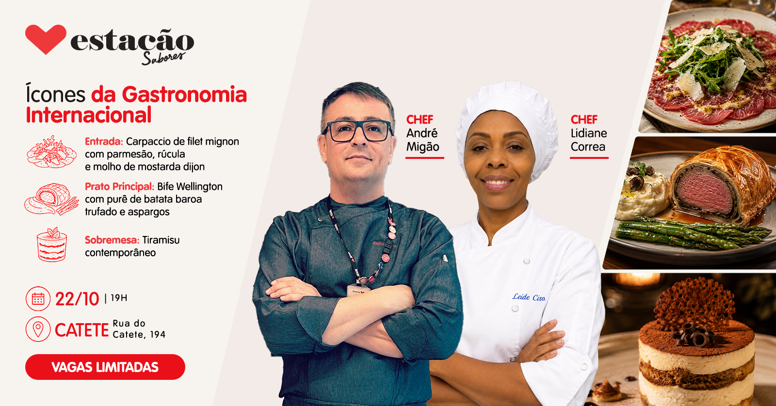 Ícones da Gastronomia Internacional.