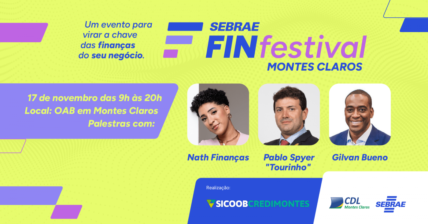Imagem publicada pela fonte para Finfestival - Montes Claros 2026