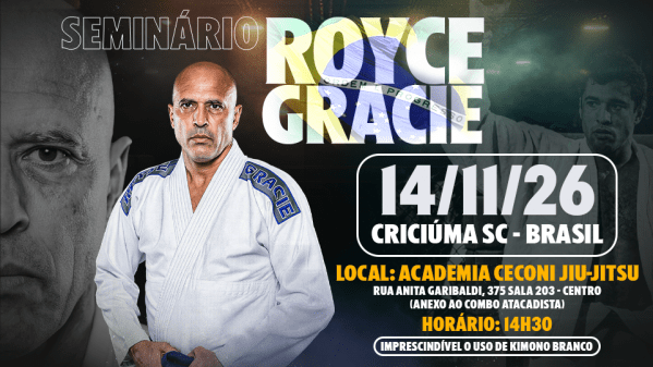 Imagem do evento SEMINÁRIO ROYCE GRACIE