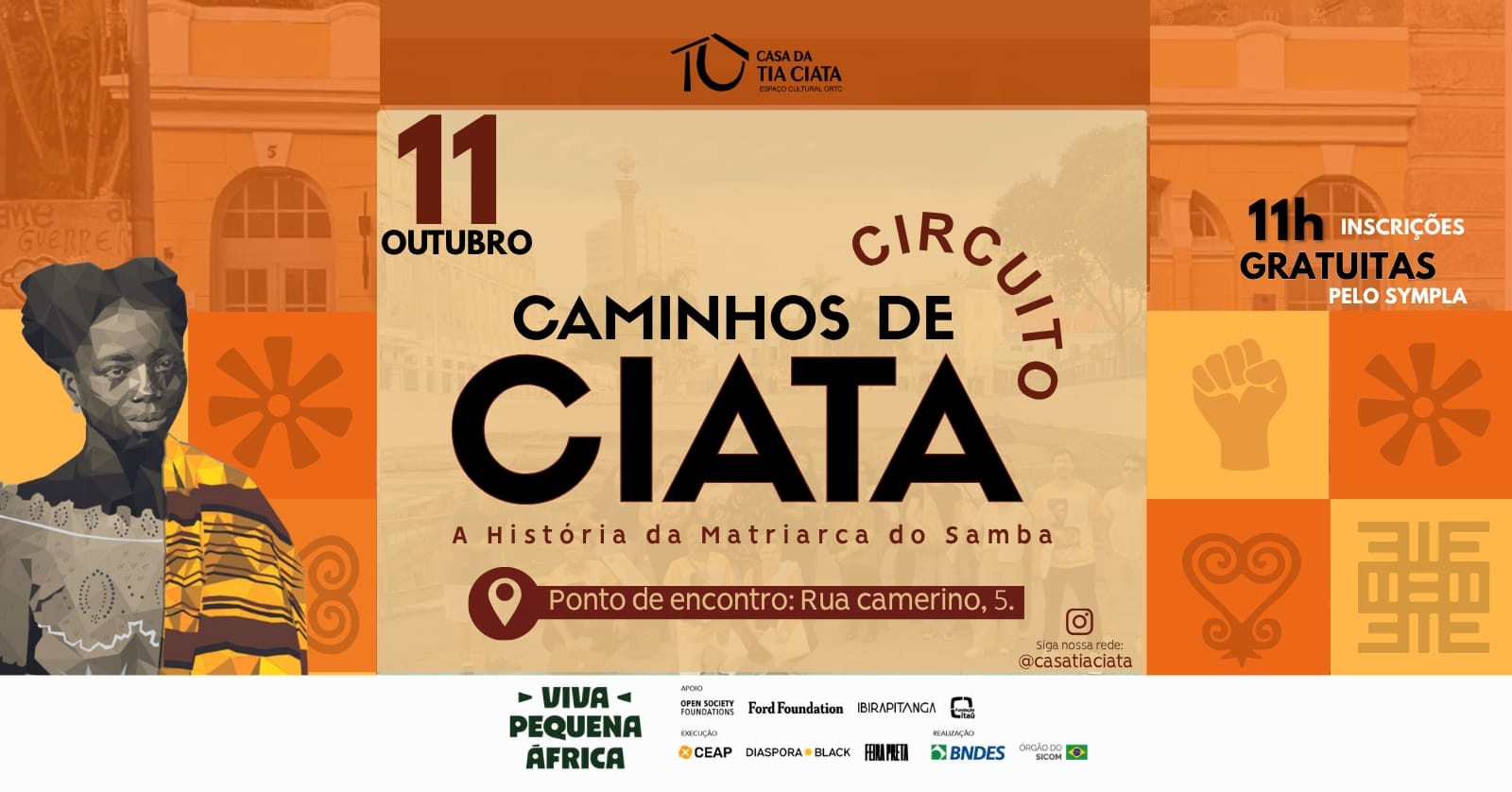 Source image — CIRCUITO "CAMINHOS DE CIATA - A HISTÓRIA DA MATRIARCA DO SAMBA"