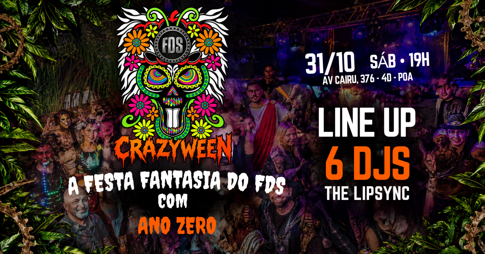 Imagem da fonte — 3º FESTA CRAZYWEEN + ANO ZERO