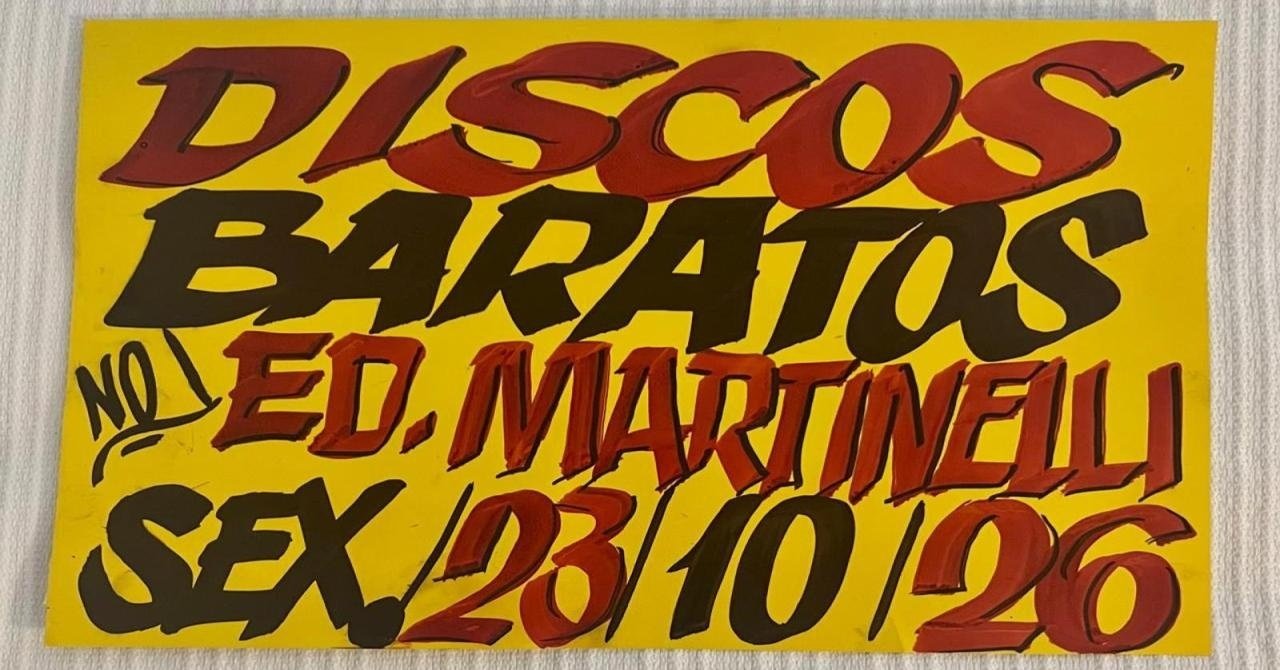 Source image — DISCOS BARATOS no Edifício Martinelli! | 23.10